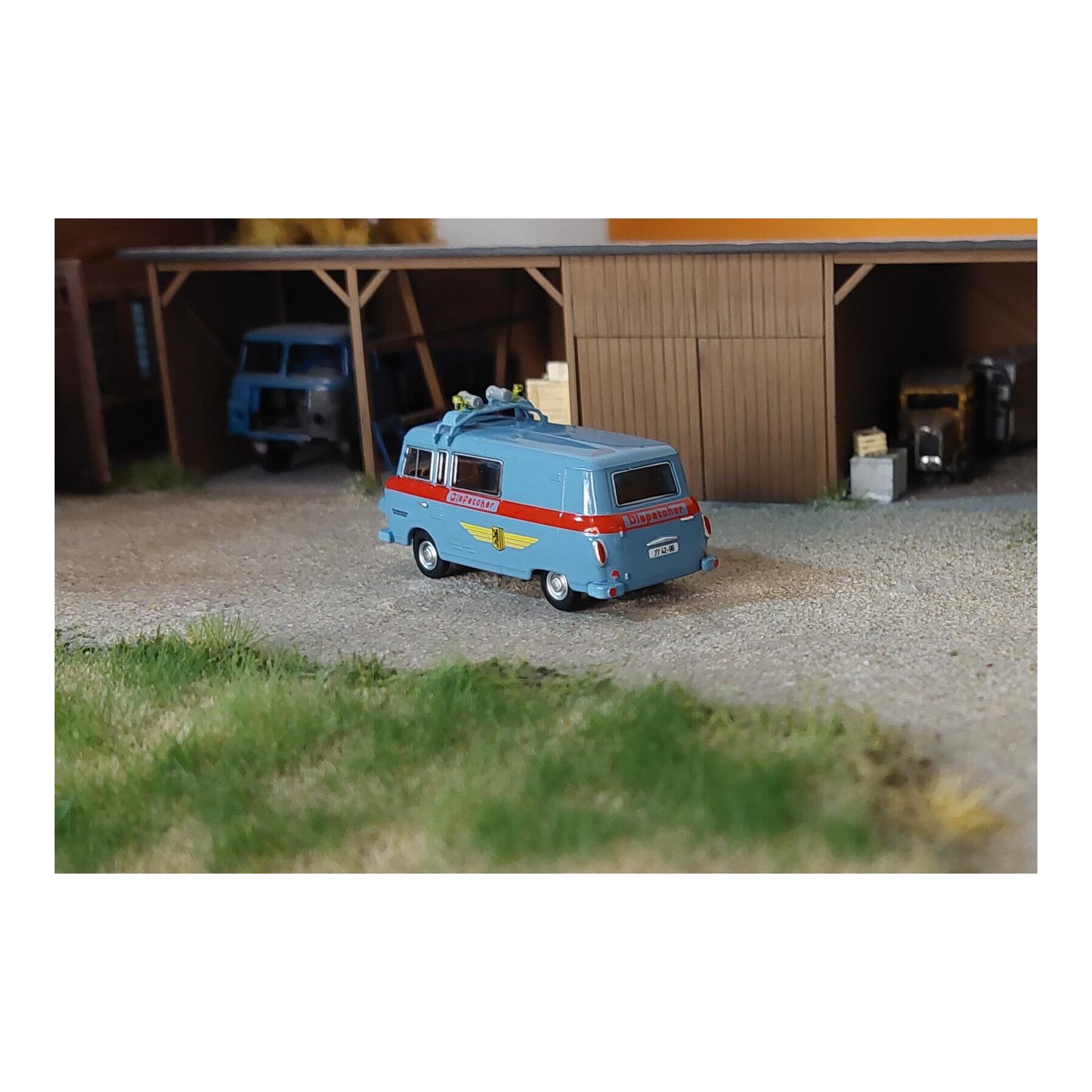Modell-Car Zenker 03-422 IFA Barkas B1000 Kombi "Dispatcher Dresden" 1:87