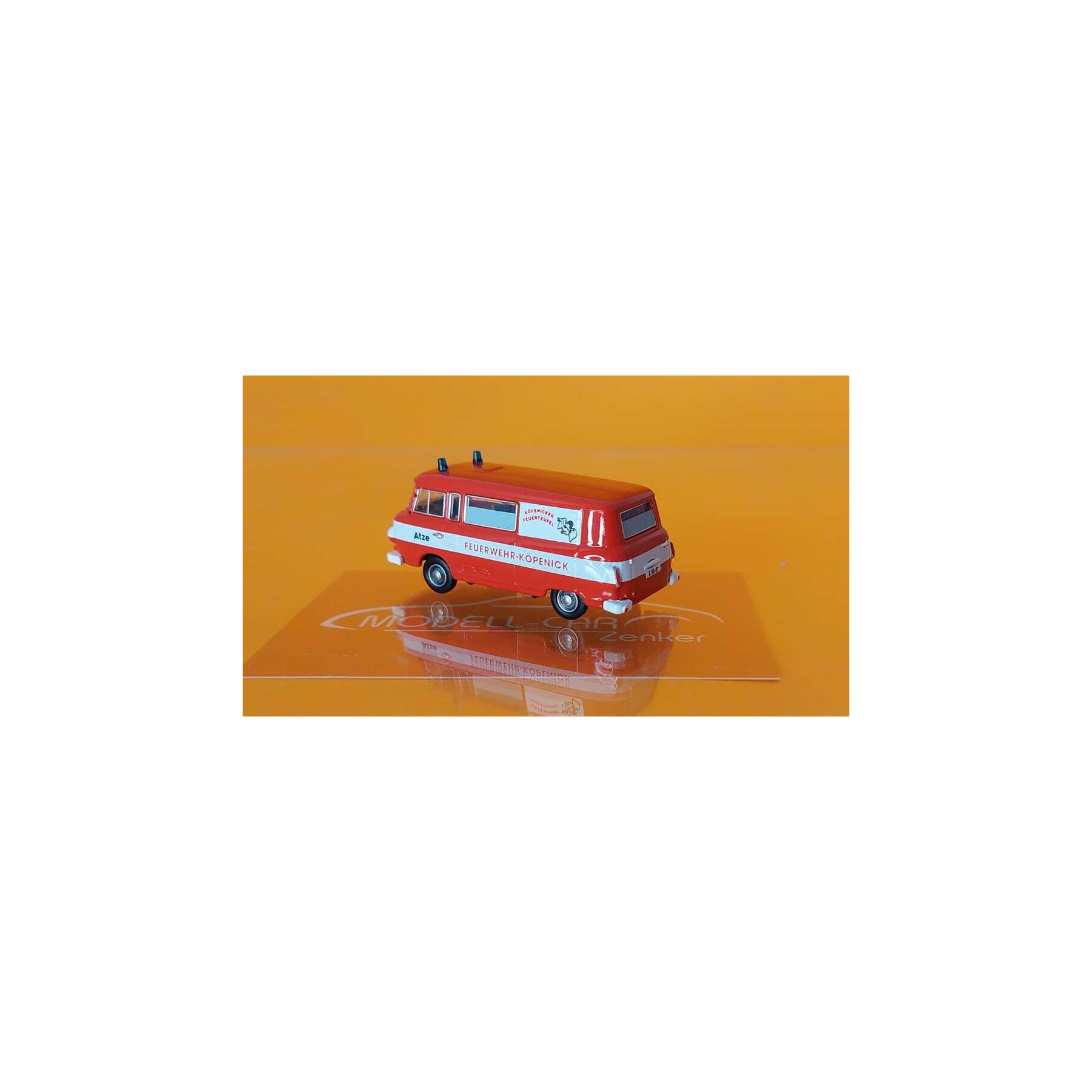 Modell-Car Zenker 03-459 IFA Barkas B 1000 Feuerwehr Köpenick "Atze", 1:87