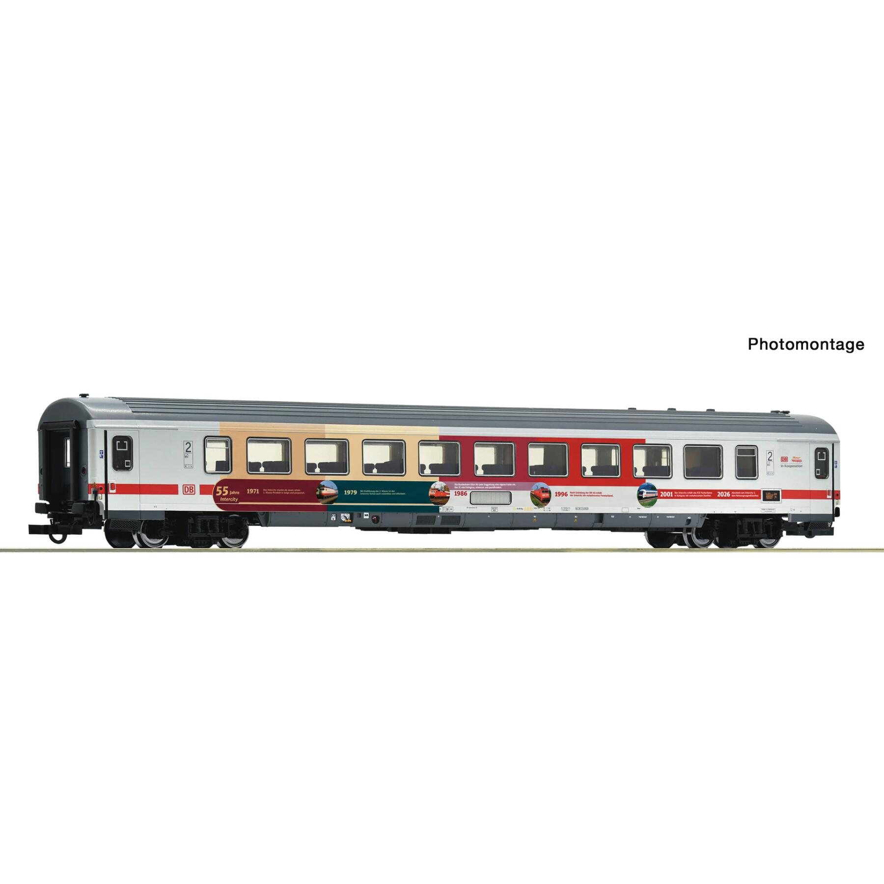Roco 6200324 H0 Schnellzugwagen 2. Klasse „55 Jahre InterCity“, DB AG