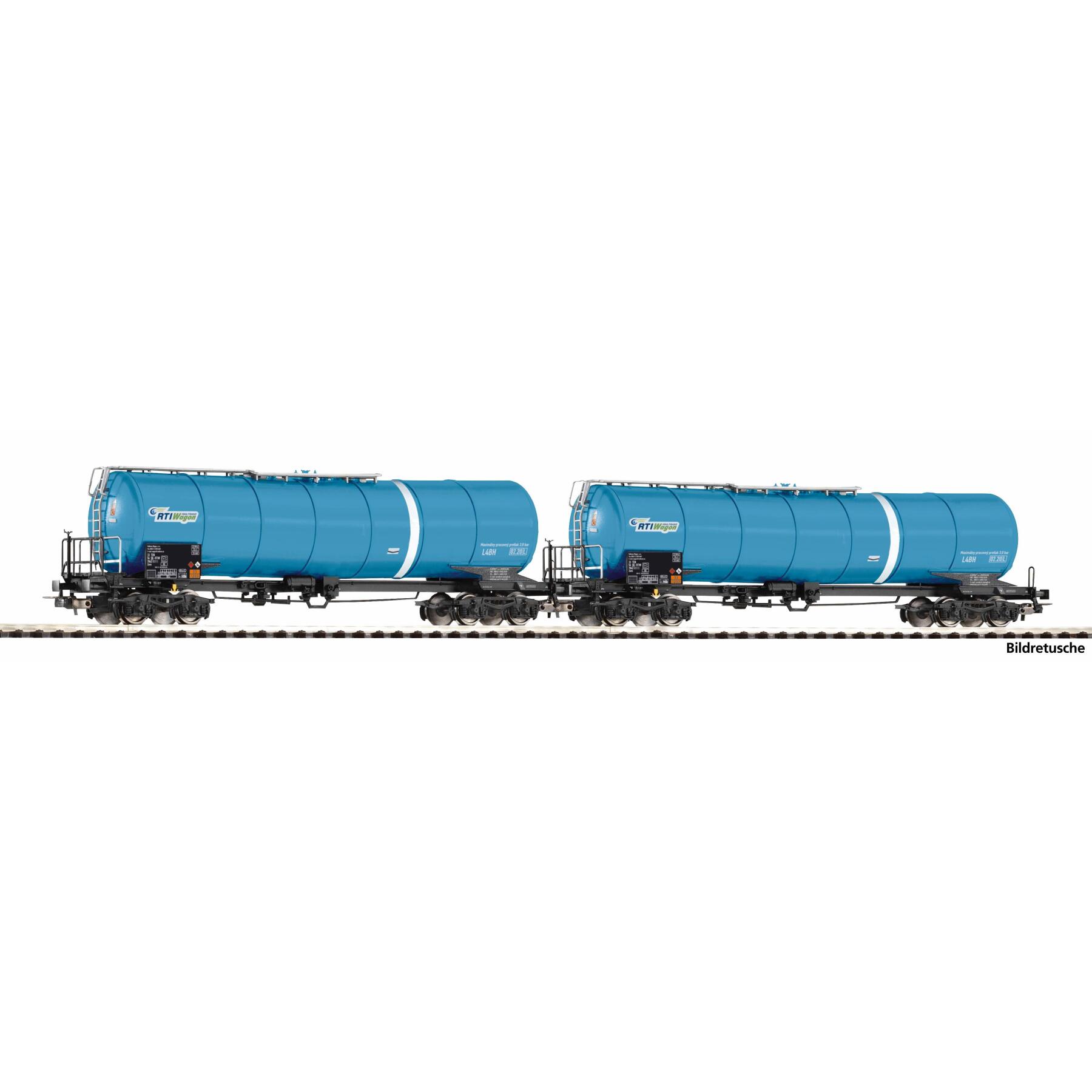 Piko 28343 H0 2er Set Knickkesselwagen RTI VI