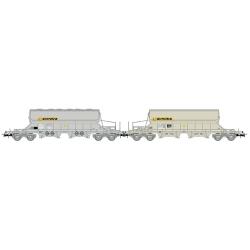 Jouef HJ6229 H0 Set vierachsige Schwenkdachwagen Taoos,...