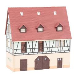 Faller 130147 H0 Fachwerkhaus mit Wirtschaftsg