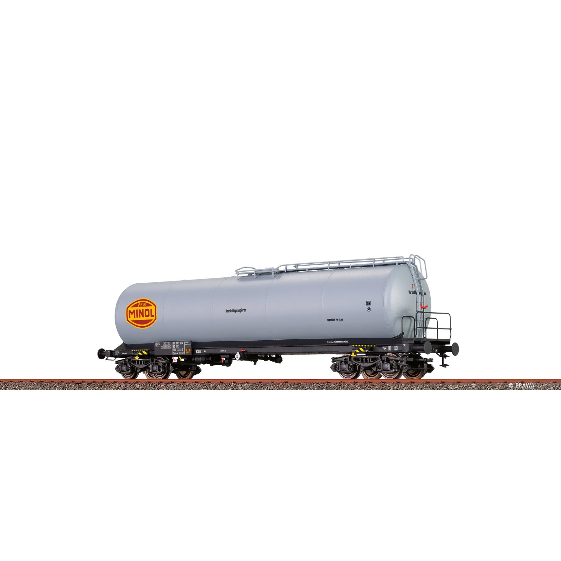 Brawa 50156 H0 Neubaukesselwagen 4-achsig Zas-w "Minol" DR