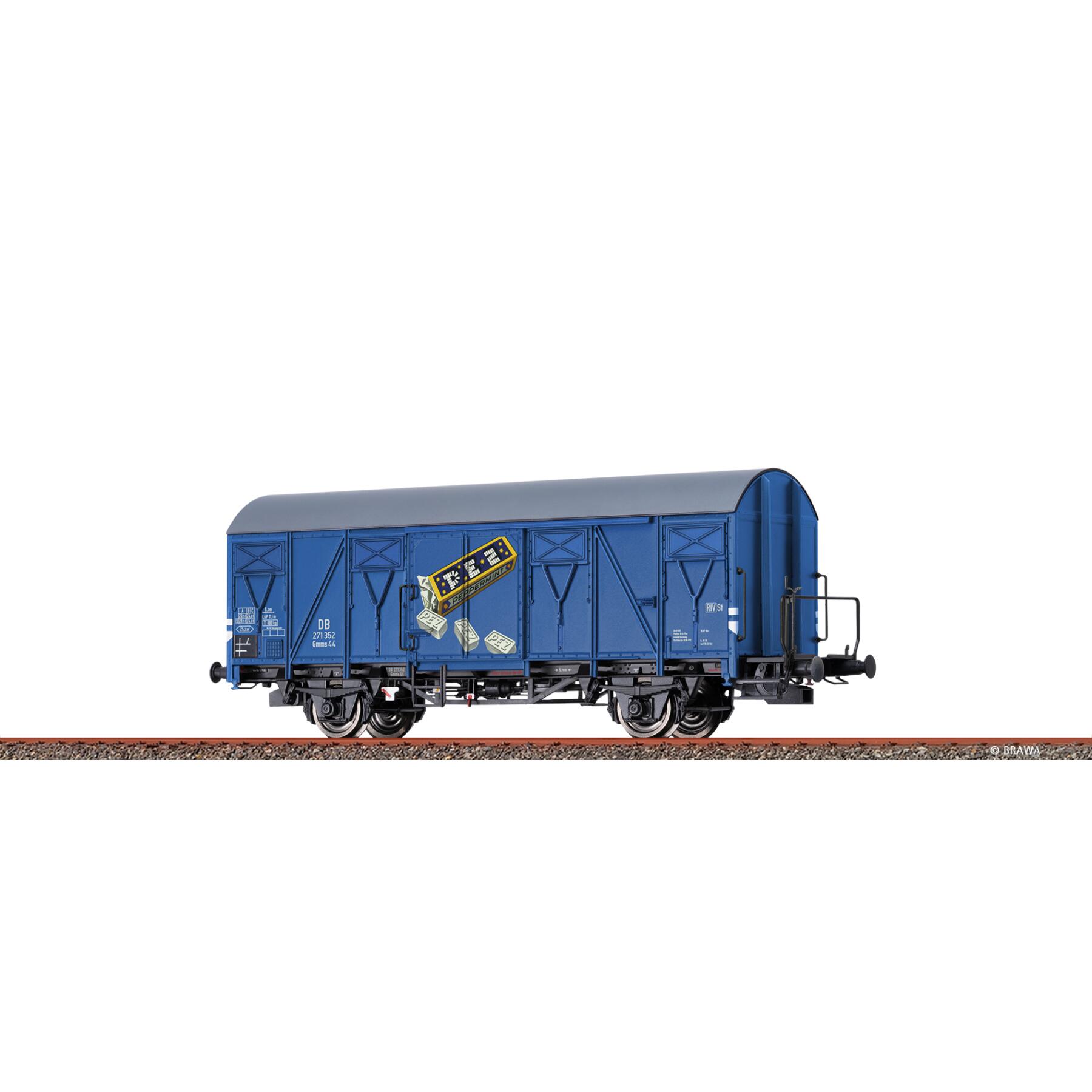 Brawa 51138 H0 Gedeckter Güterwagen Gmms44 "PEZ" DB