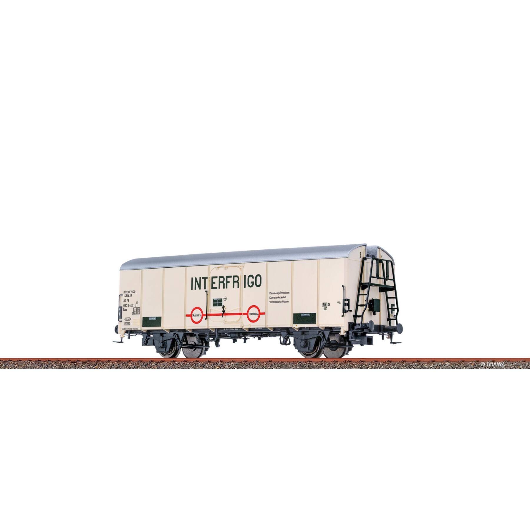 Brawa 51153 H0 Kühlwagen Ices "Interfrigo" FS