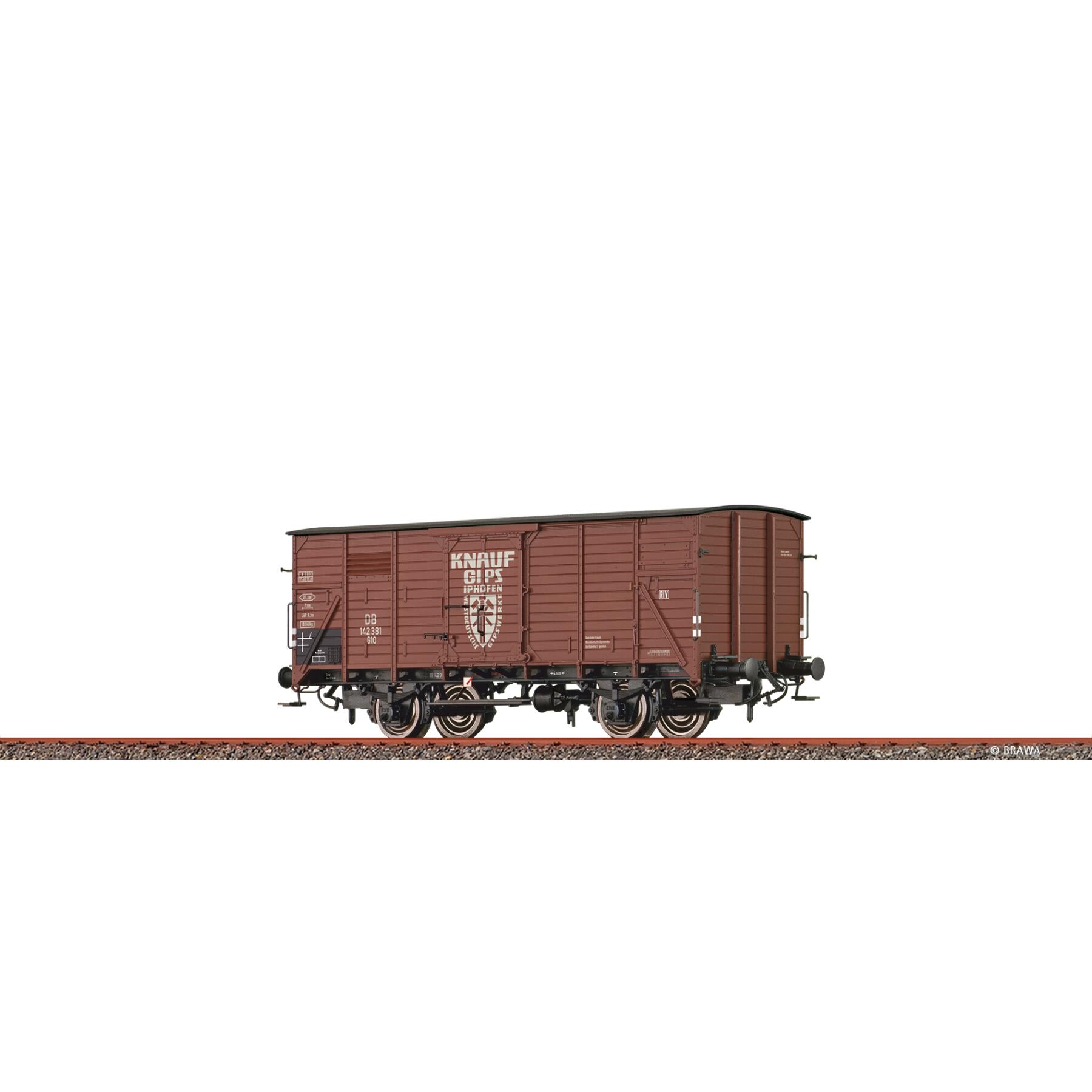 Brawa 51331 H0 Gedeckter Güterwagen G10 "Knauf Gips" DB
