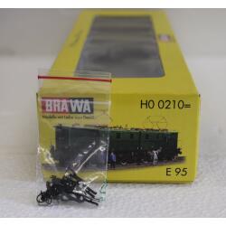 Brawa Spur H0 0210 Elektrolokomotive BR E 95 02 DR - grün - OVP