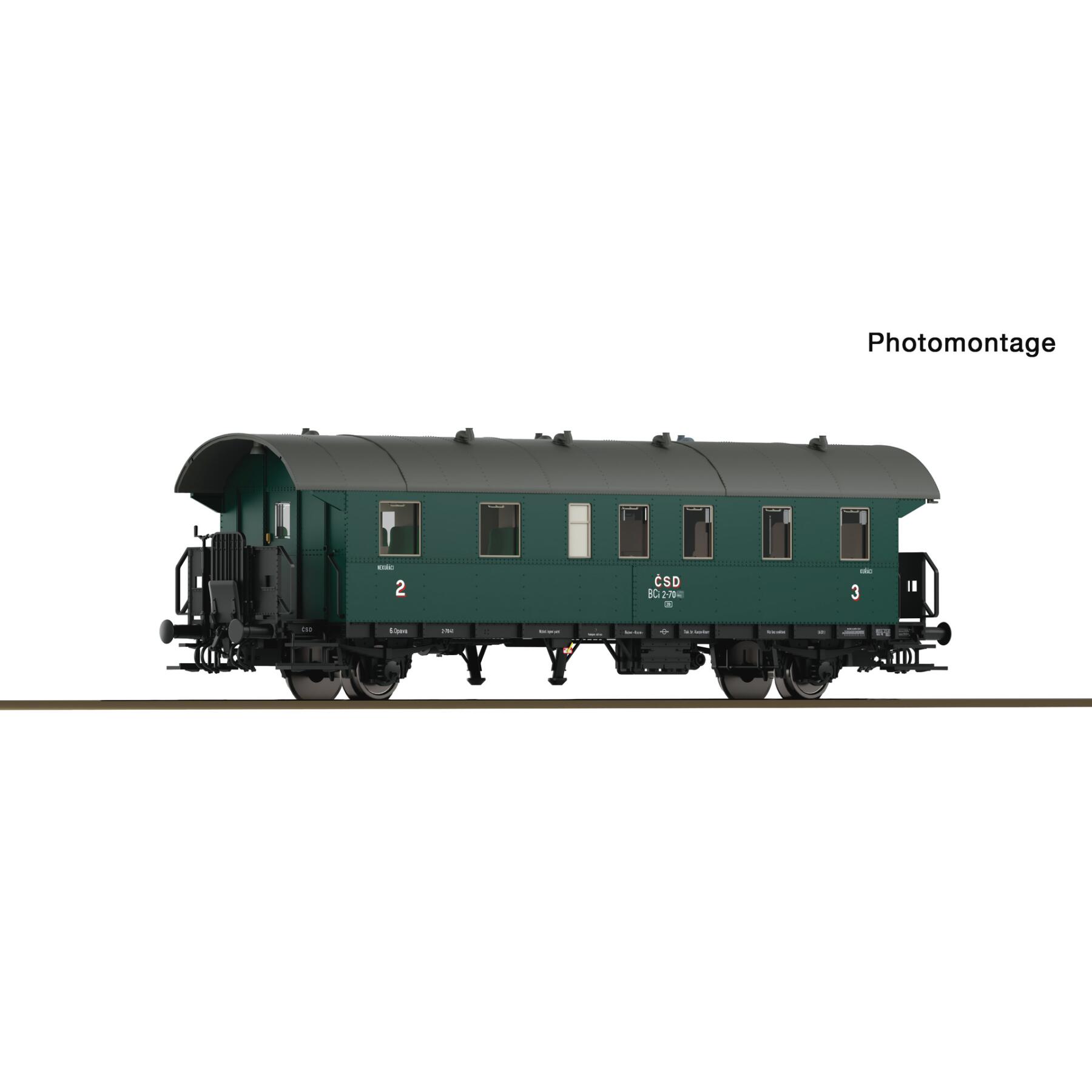 Roco 6280074 TT Personenwagen 2./3. Klasse, CSD