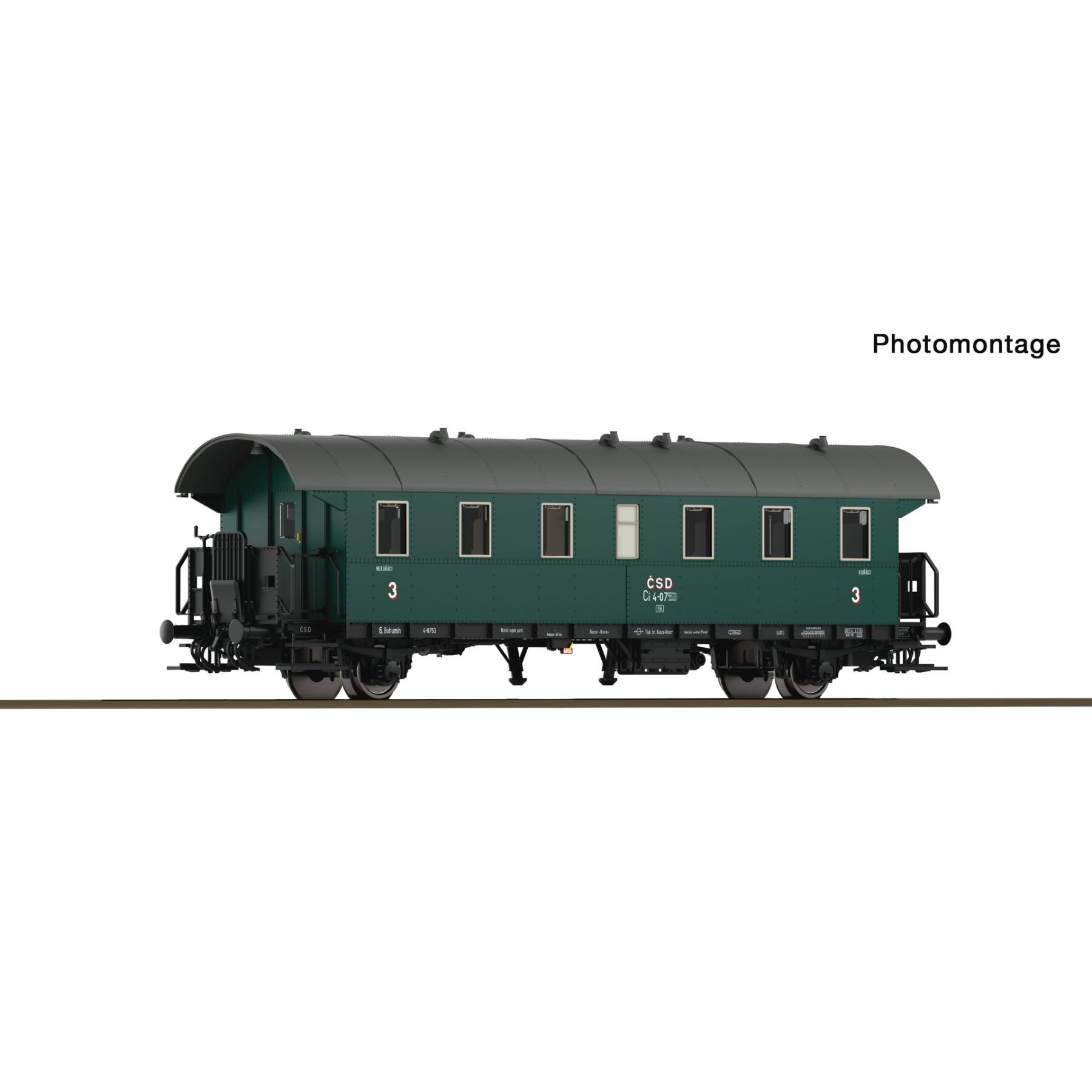 Roco 6280076 TT Personenwagen 3. Klasse, CSD