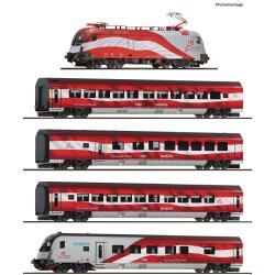 Roco 6280096 TT 5-teiliger Set: Railjet „175 Jahre...