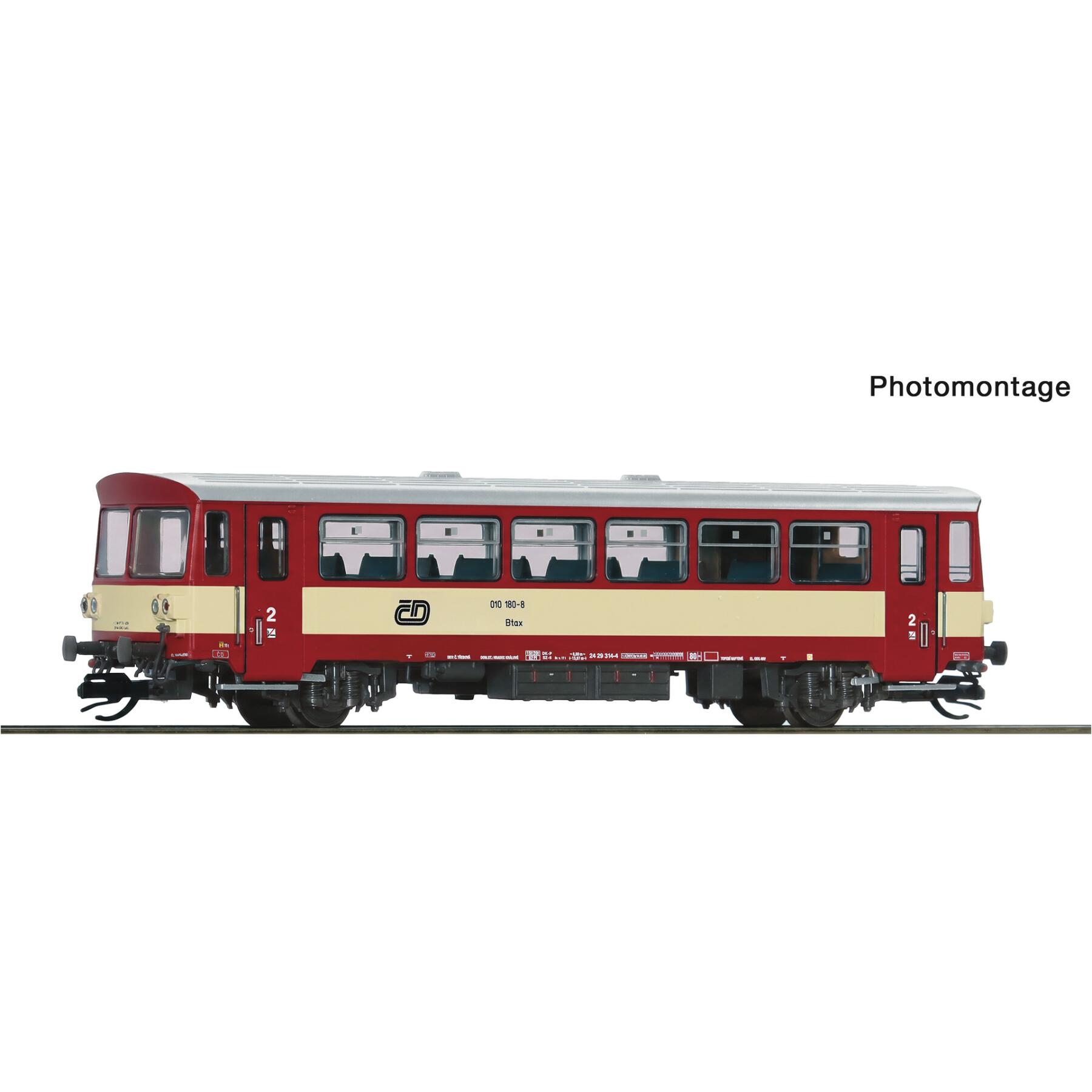 Roco 7790014 TT Beiwagen zum Motorwagen Rh 810, CD