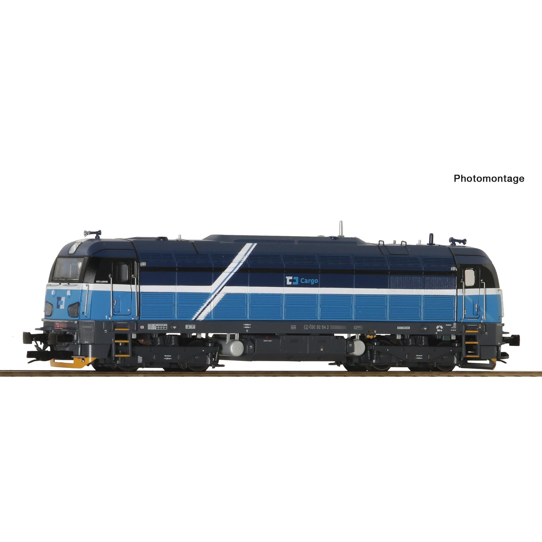 Roco 7390037 TT Diesellokomotive BR Rh 753.6, CD Cargo - Sound