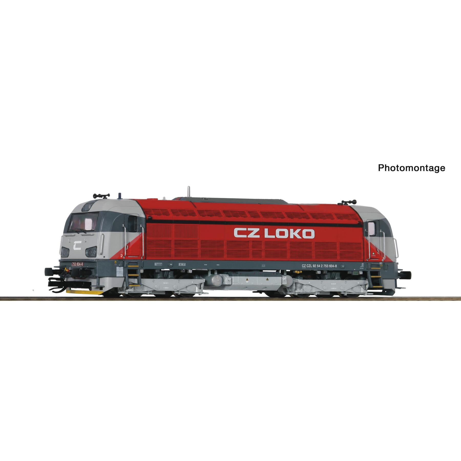 Roco 7390038 TT Diesellokomotive BR 753 604-8, CZ LOKO - Sound