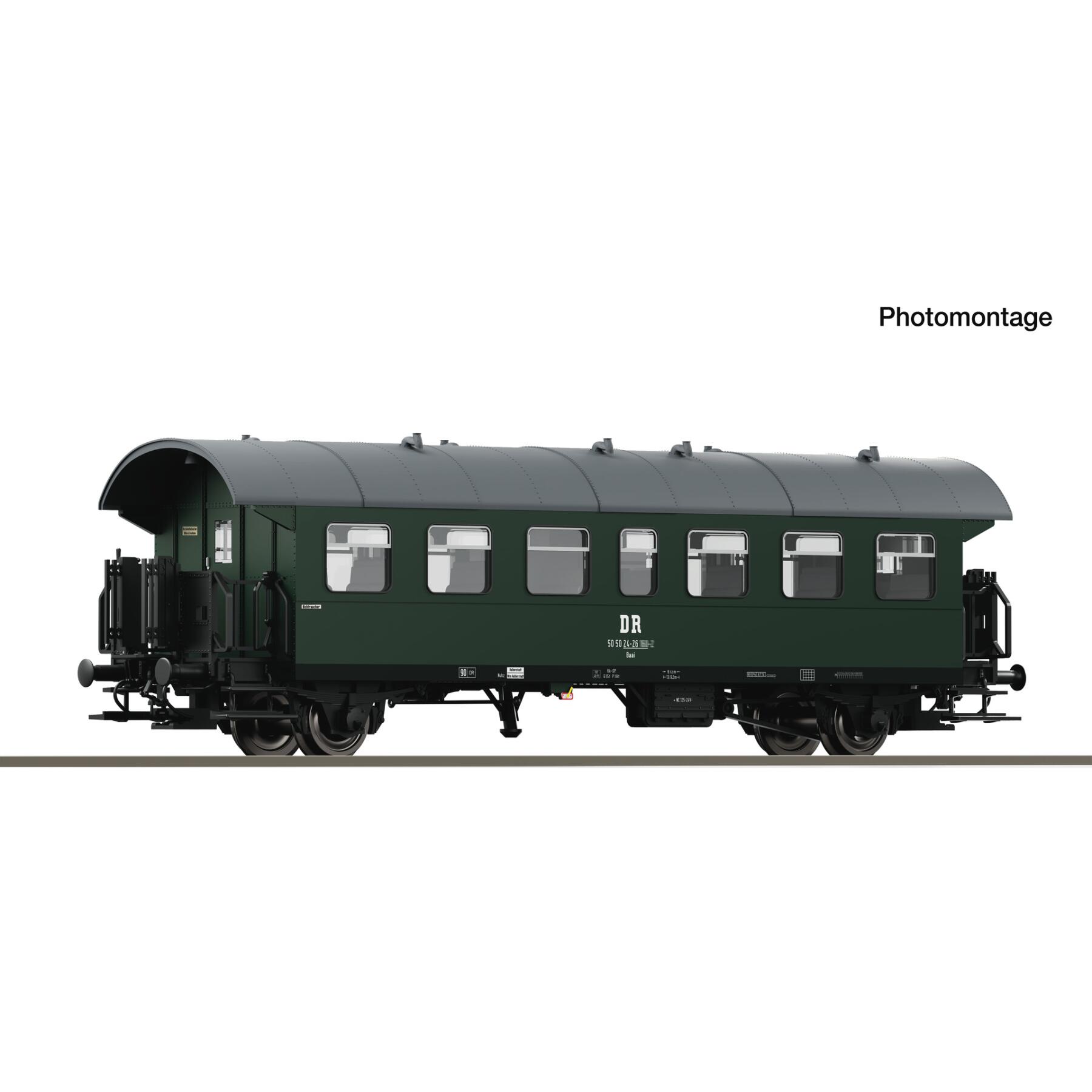 Roco 6280086 TT Personenwagen 2. Klasse, DR