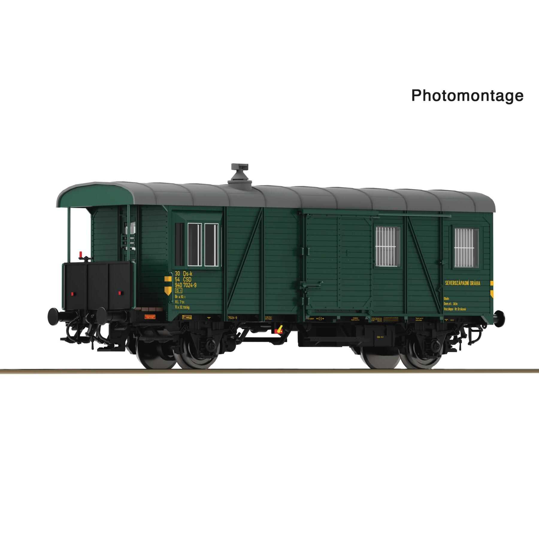 Roco 6690042 TT Güterzug-Begleitwagen CSD