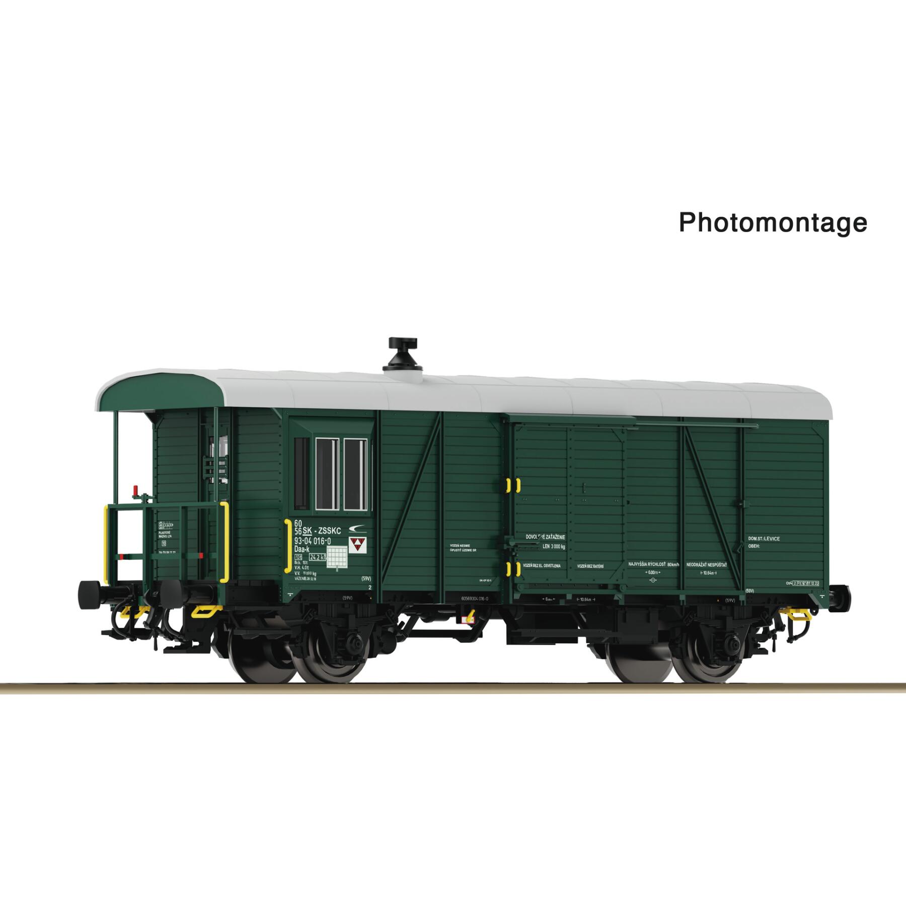 Roco 6680044 TT Güterzug-Begleitwagen ZSSK Cargo