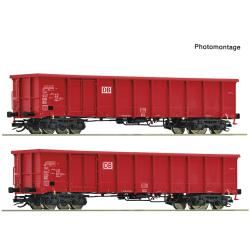Roco 6680052 TT 2-teiliger Set: Offene Güterwagen,...