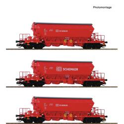 Roco 6680062 TT 3-teiliger Set: Kaliwagen, DB Schenker