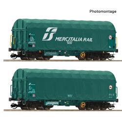 Roco 6680059 TT 2-teiliger Set: Schiebeplanenwagen,...