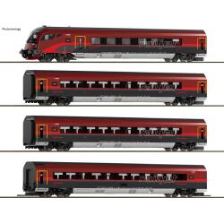Saxonia 120303 TT 4-teiliger Set Railjet ÖBB mit...