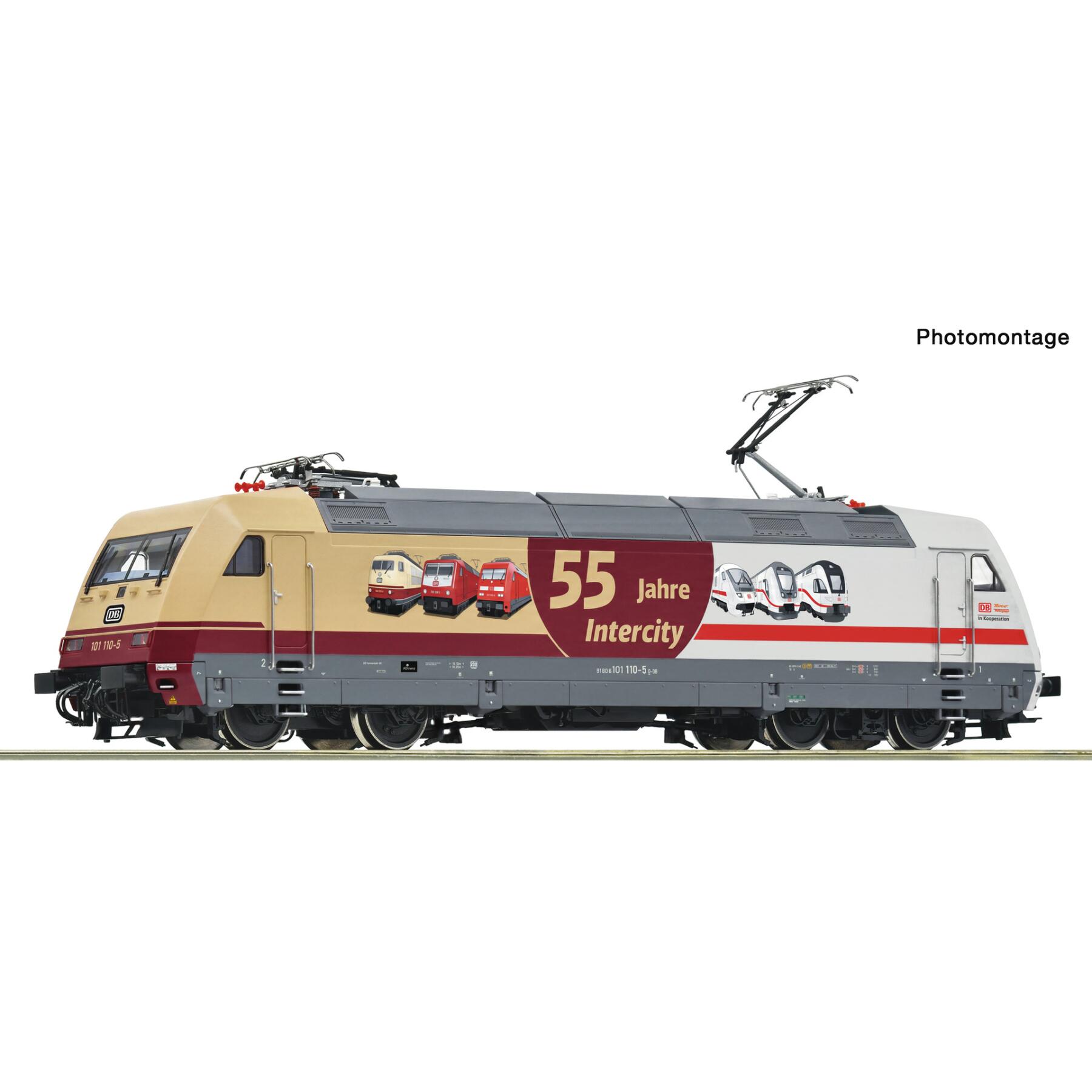 Roco 7510324 H0 Elektrolokomotive 101 110-5 DB AG - Ep VI - Sonderdesign „55 Jahre InterCity“