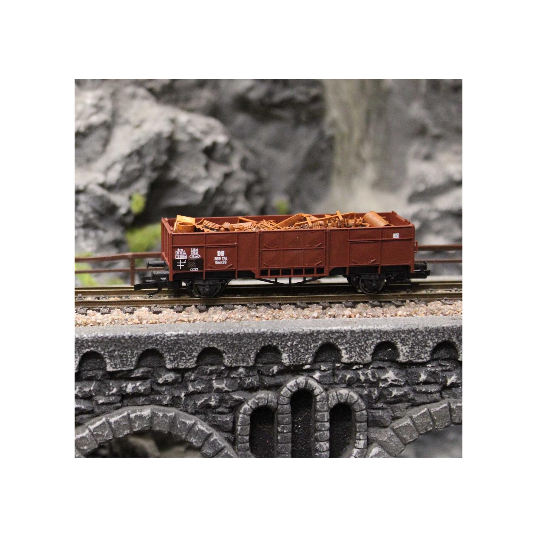 Igra Modell 96200021 TT Offener Güterwagen DB Europ Ommu 39 - Schrottladung - Ep III