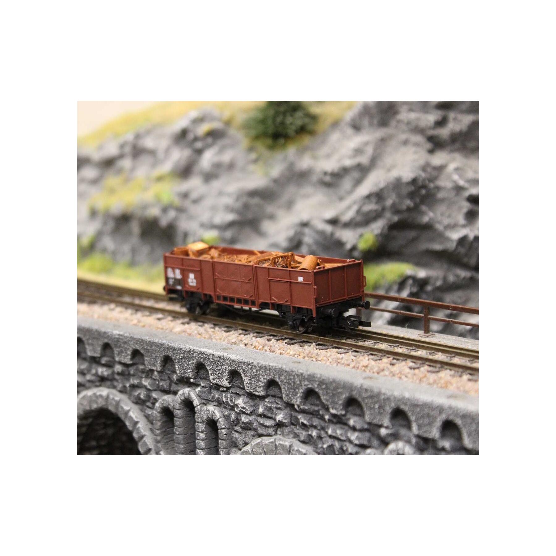 Igra Modell 96200021 TT Offener Güterwagen DB Europ Ommu 39 - Schrottladung - Ep III