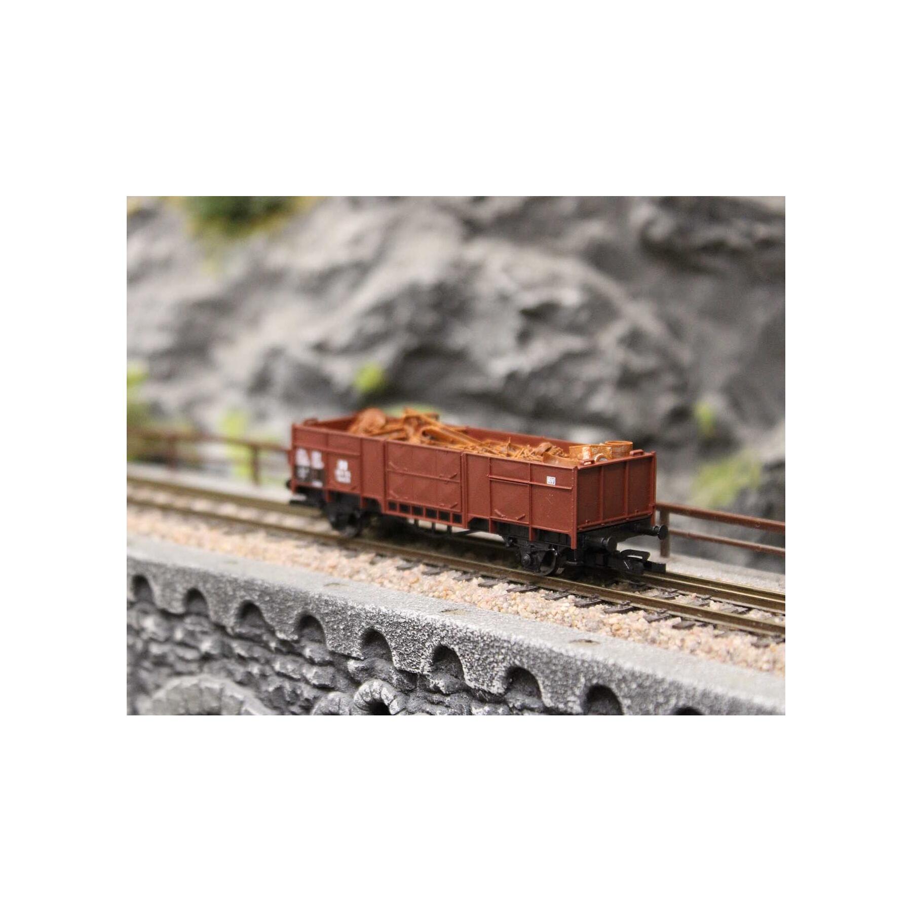 Igra Modell 96200021 TT Offener Güterwagen DB Europ Ommu 39 - Schrottladung - Ep III