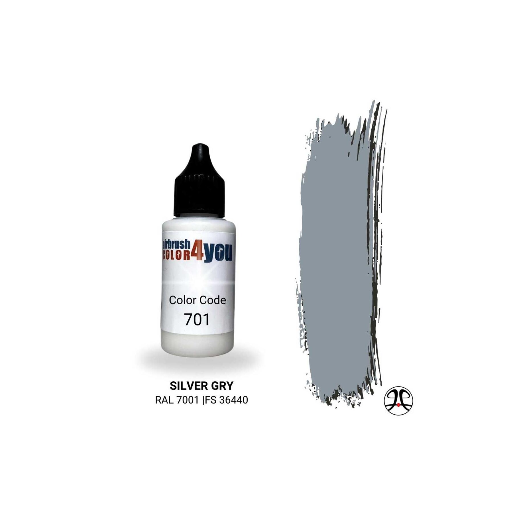 Busch 961000701 Acrylfarbe Silbergrau