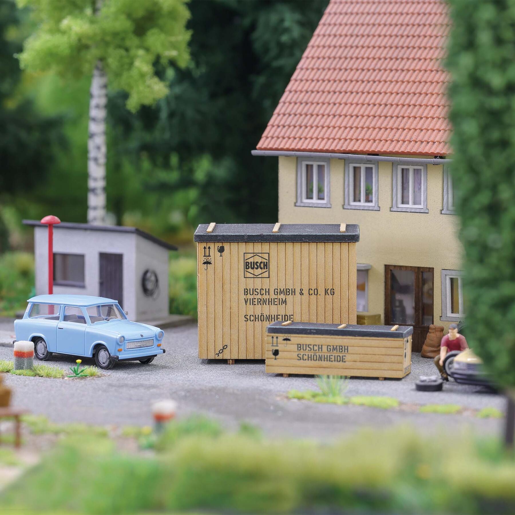 Busch 1883 Maschinenkisten Busch H0