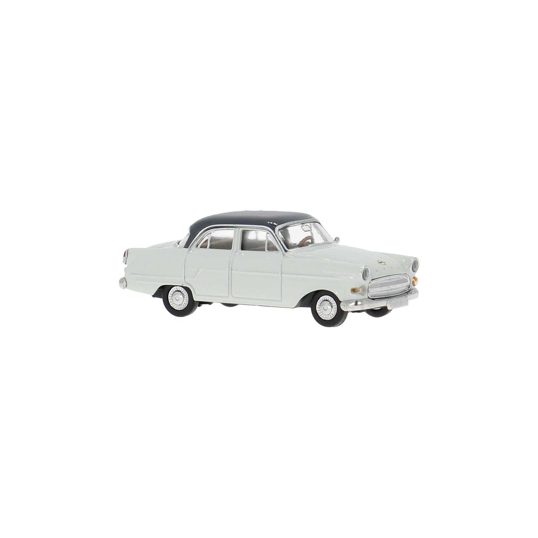 Brekina 20889 H0 Opel Kapitän´56 in hellgrau/schwarz
