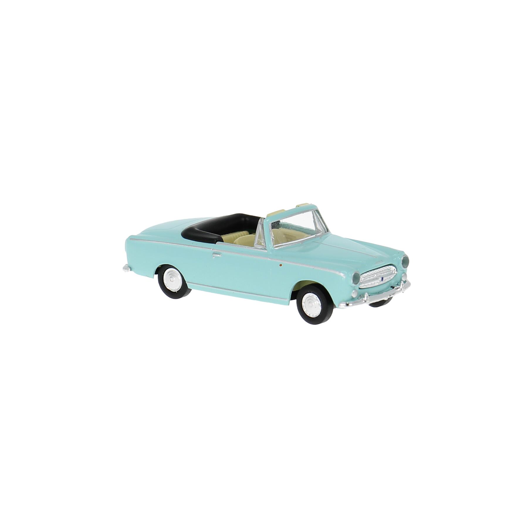 Brekina 29165 H0 Peugeot 403 Cabrio in pastellblau
