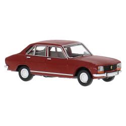 Brekina 29119 H0 Peugeot 504 in dunkelrot