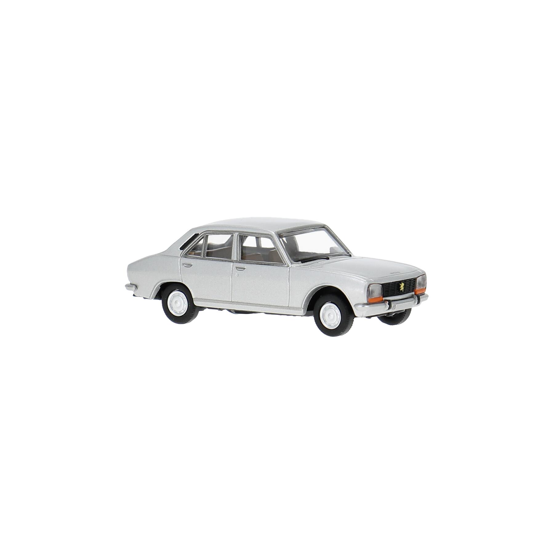 Brekina 29124 H0 Peugeot 504 in silber