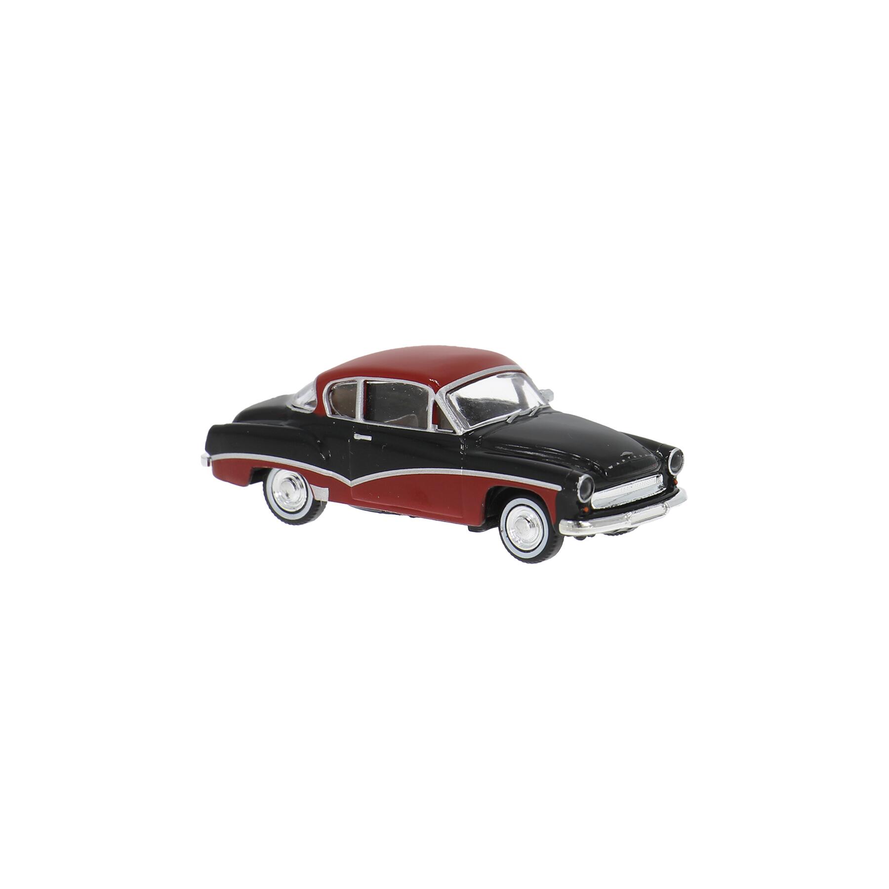 Brekina 27163 H0 Wartburg 311 Coupé in schwarz/rot