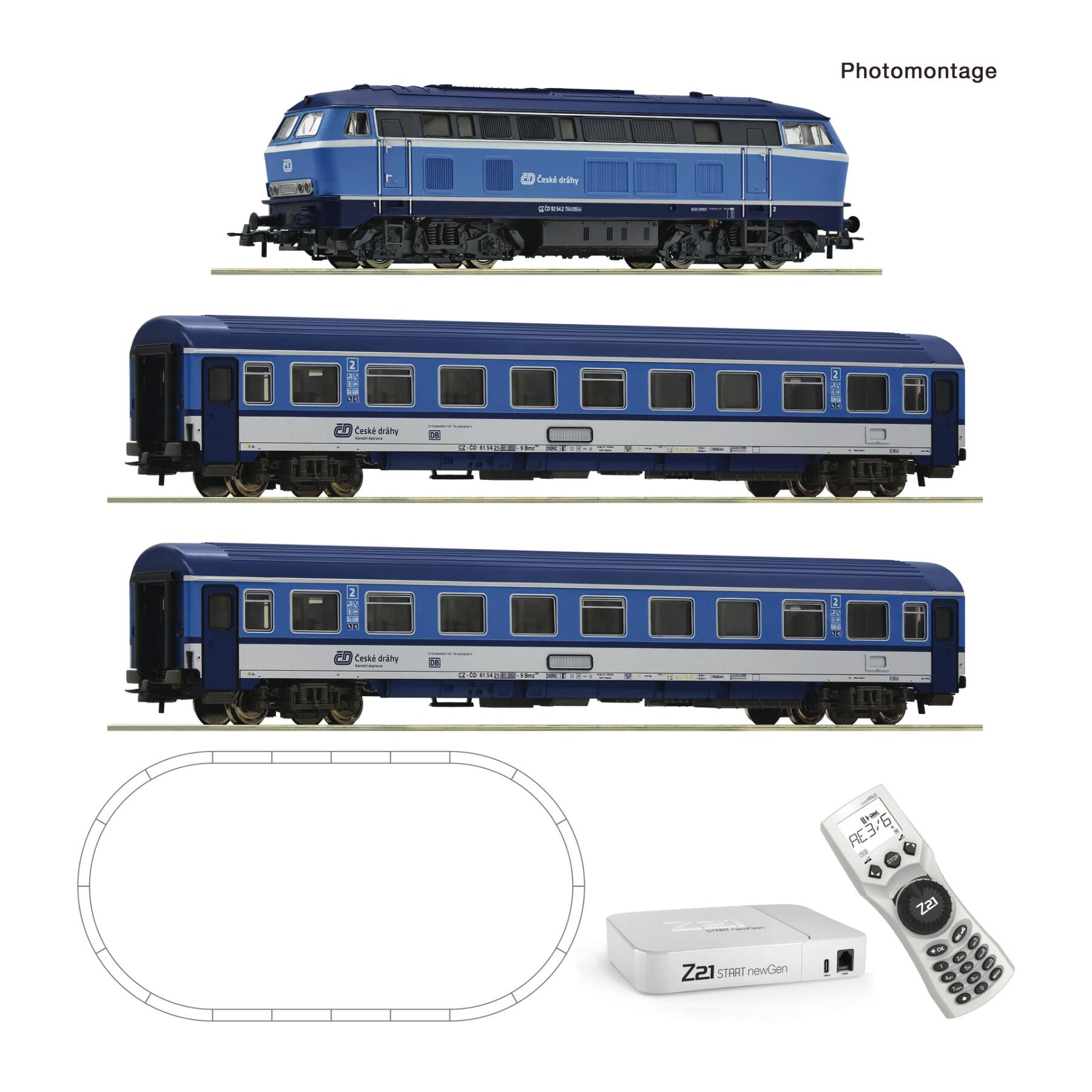 Roco 5110029 Z21 START newGen Digitalset: Diesellokomotive BR Rh 756 (GEOLINE Z21 multiMAUS) CD VI