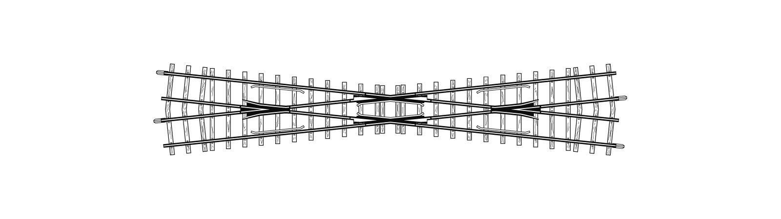 Bemo 4218000 12? Kreuzung, 220 mm