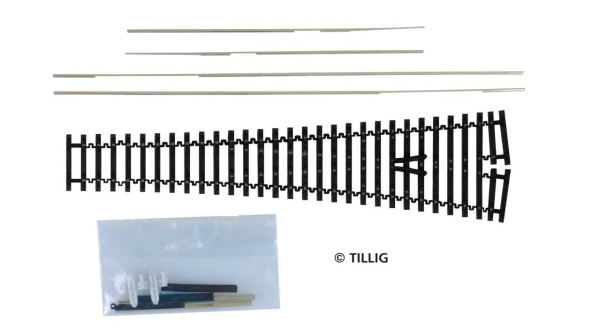 Tillig 83420 Flexsteg Bogenweiche 15° Bausatz