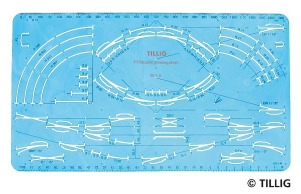 Tillig 83517 Gleisschablone