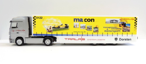 Herpa 149006 Mercedes-Benz Actros LH Safeliner-Sattelzug "Macon"