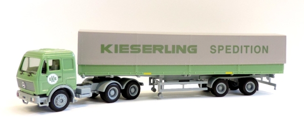 Herpa 151535 MB S Planen-Sattelzug Kieserling/ EKB"