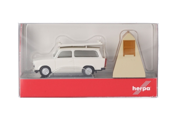 Herpa 024167 Trabant 601 S Universal mit Dachzelt