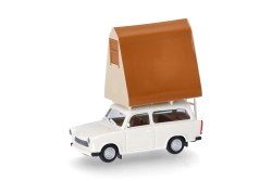 Herpa 024167 Trabant 601 S Universal mit Dachzelt