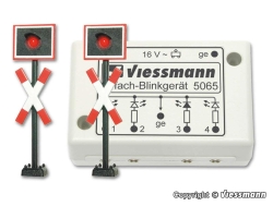 Viessmann 5060 H0 Andreaskreuze mit Blinkelektronik, 2 Stück