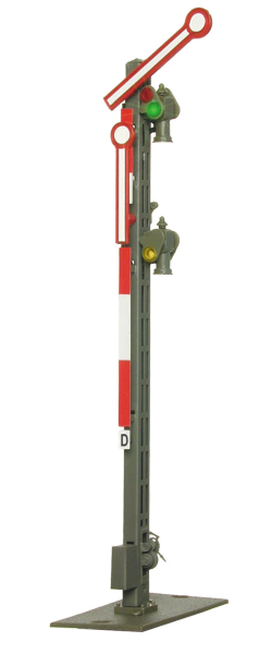 Viessmann 4532 H0 Form-Hauptsignal Schmalmast, mit 2ungekoppelten Flügeln