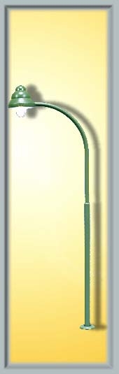 Viessmann 6012 H0 Bogen-Gaslaterne grün, LED warmweiß
