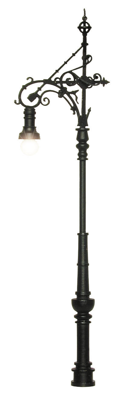 Viessmann 6393 H0 Leuchte Charlottenburg, LED warmweiß