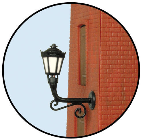 Viessmann 6471 N Wandlaterne, LED warmweiß