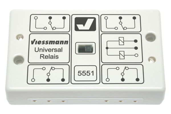 Viessmann 5551 Universal-Relais 1 x 4UM