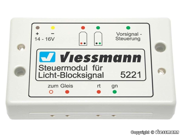 Viessmann 5221 Steuermodul für Licht-Blocksignal